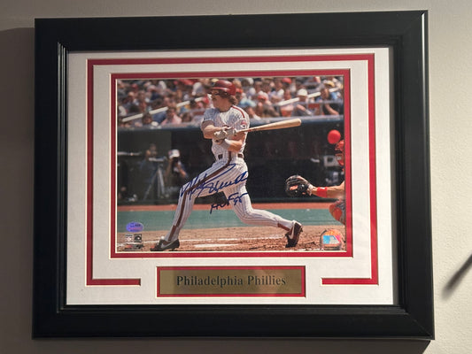 Mike Schmidt Signed 8x10 Phillies Photo - SGC Framed