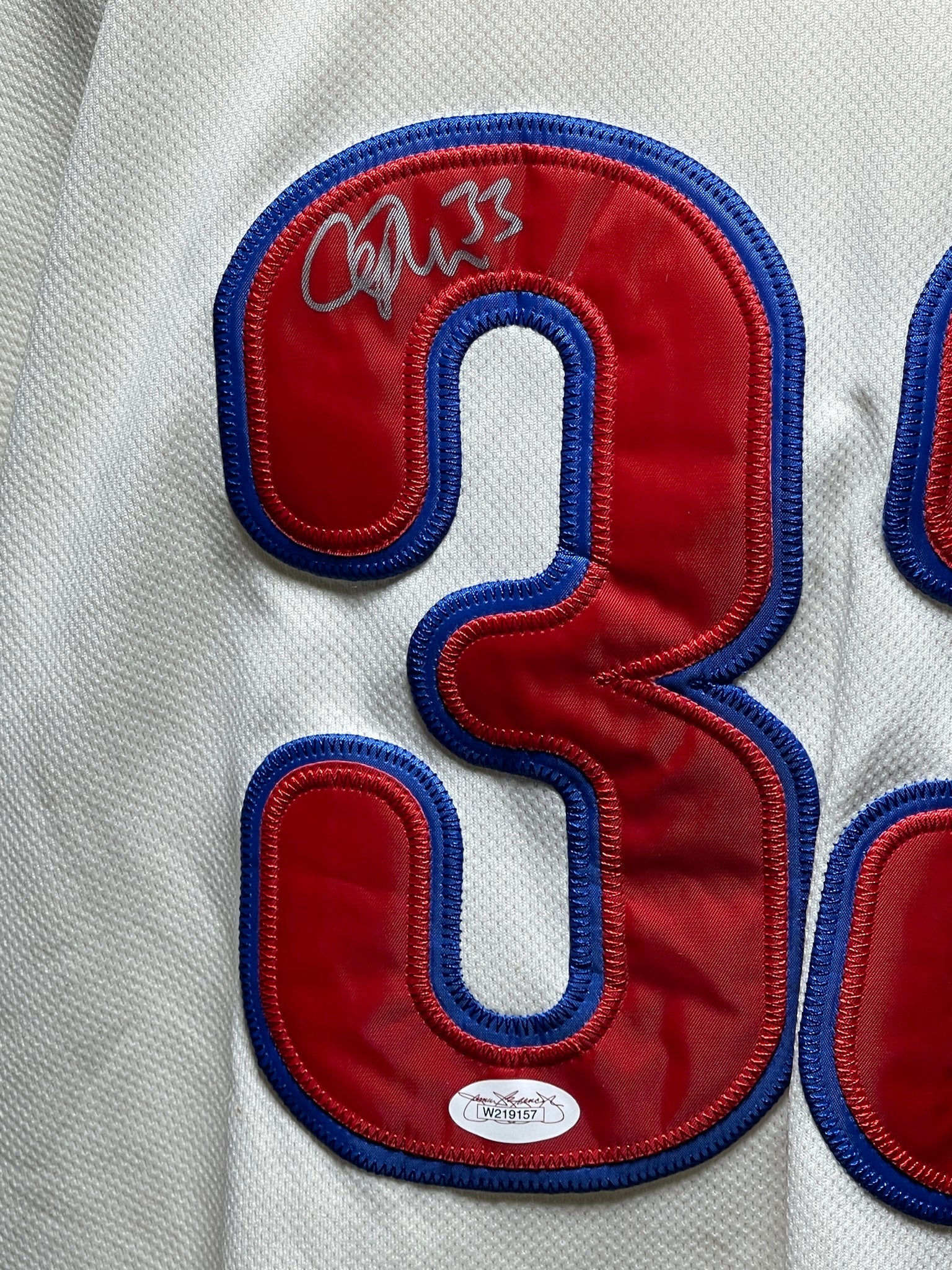 Cliff Lee Signed Phillies Jersey (JSA COA)